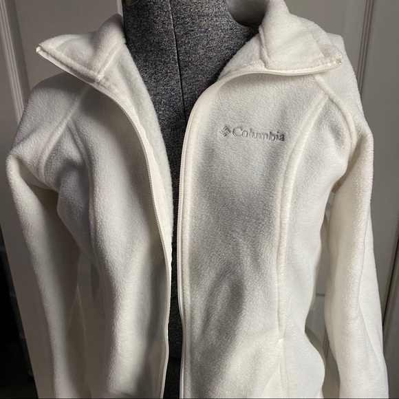 White Columbia Zip-Up Jacket - Picture 1 of 4